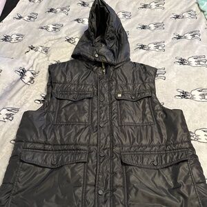 Black Ecko Unltd Puffer Vest